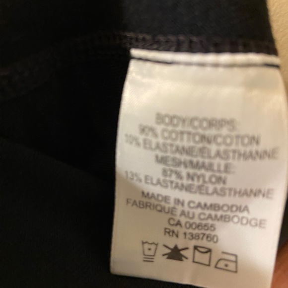 Hyba black capri yoga pants - medium - NWOT - Picture 6 of 7